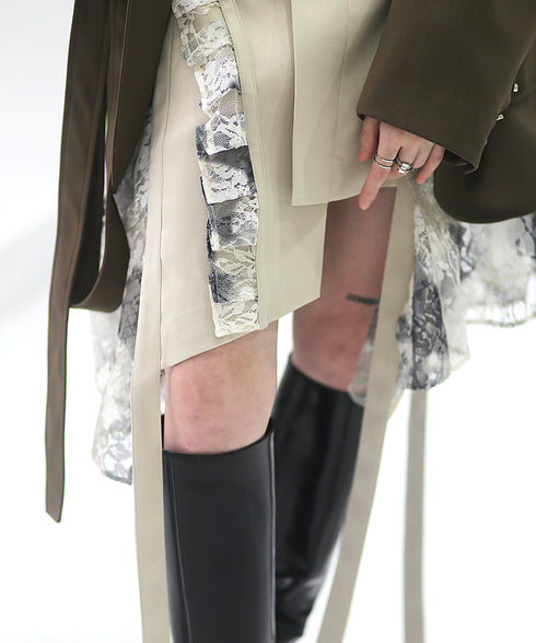 Layered Tie Skirt